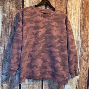 lululemon athletica Pink Camo Sweatshirt